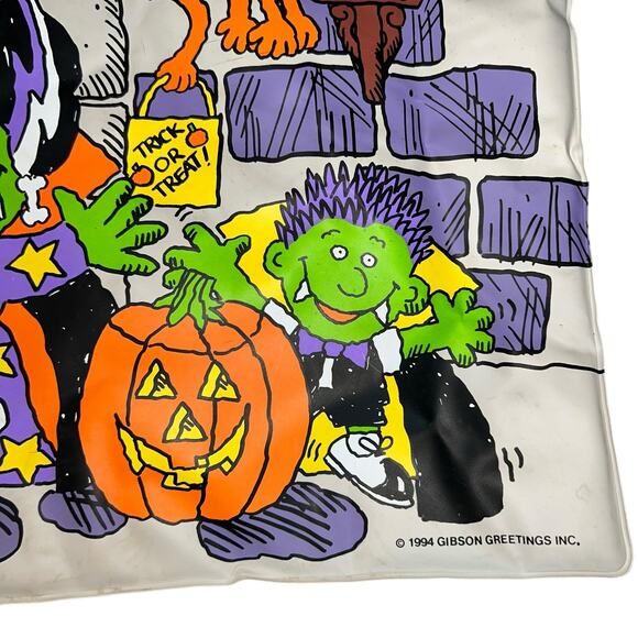 Welcome Halloween Gibson Greetings Vintage 1994 talking vampire Welcome Mat - Picture 2 of 4